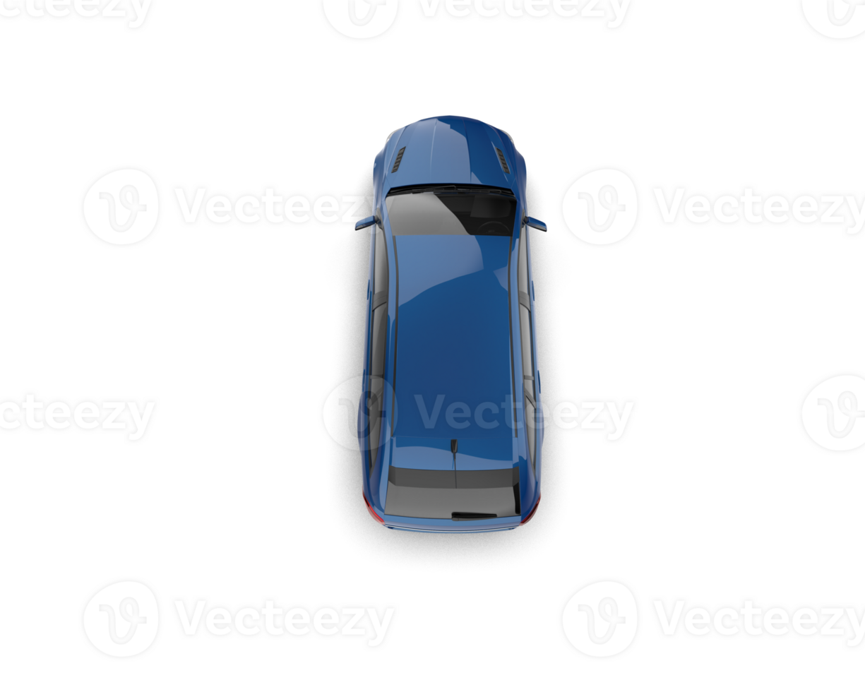 Modern car isolated on background. 3d rendering - illustration png