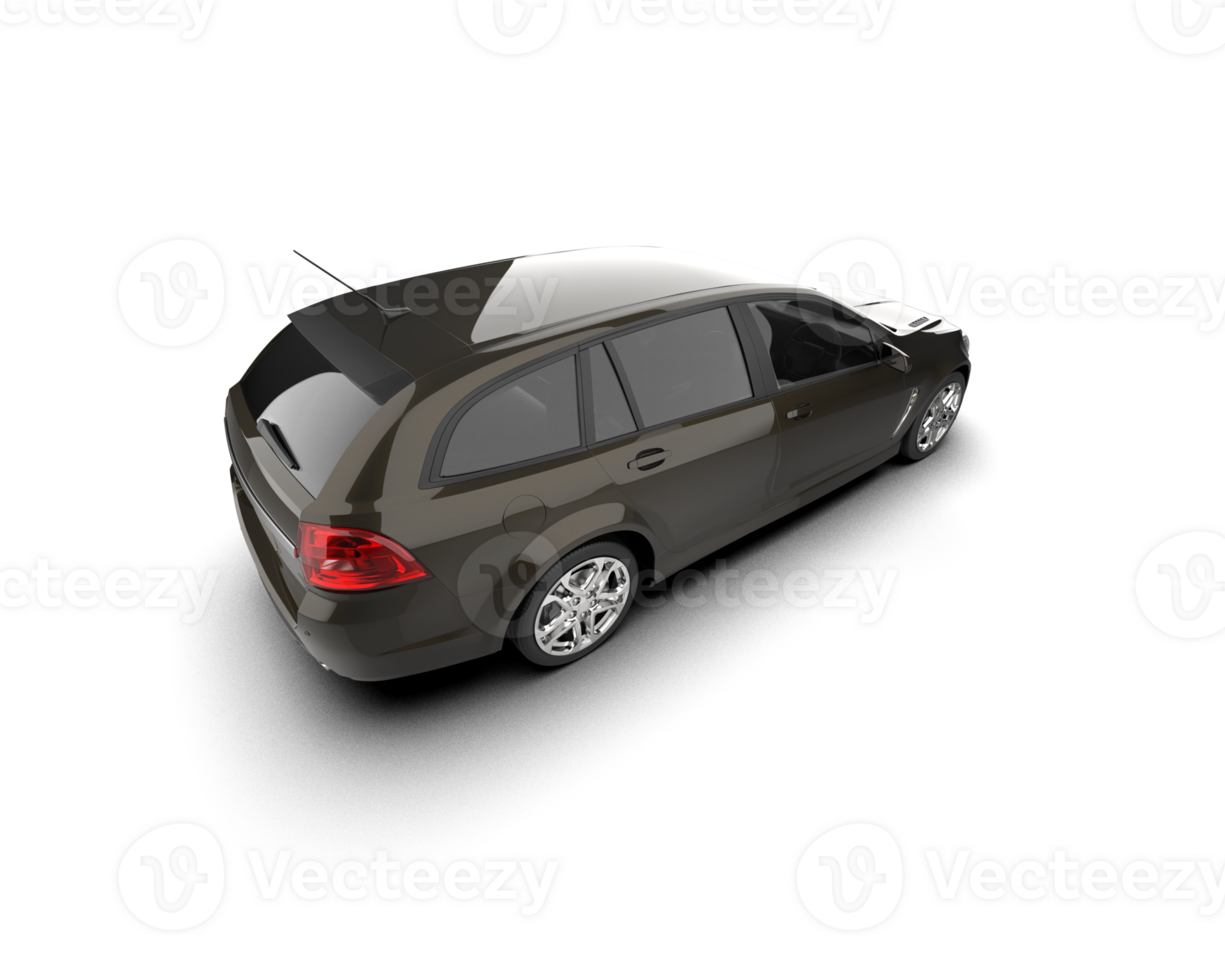 Modern car isolated on background. 3d rendering - illustration png