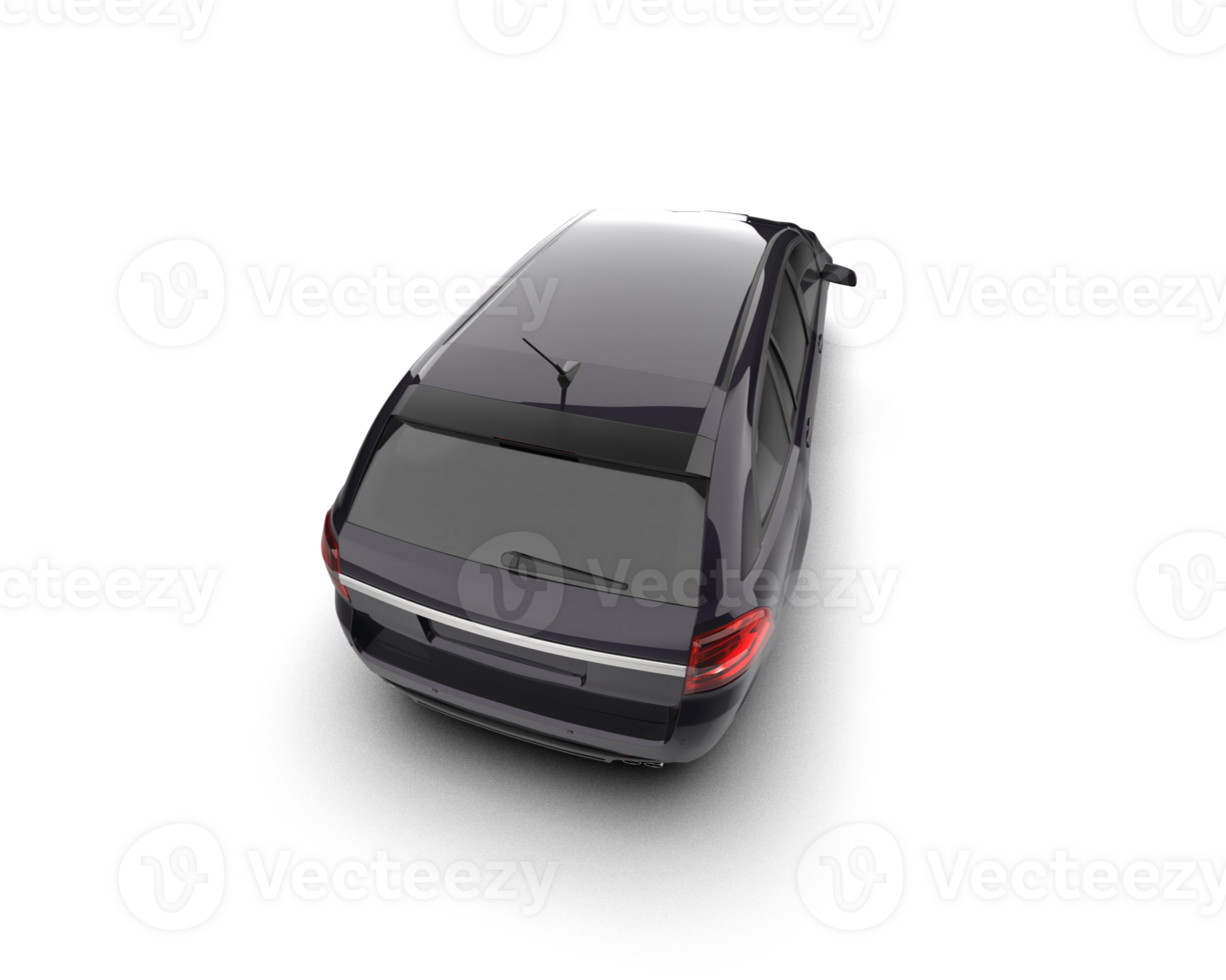 Modern car isolated on background. 3d rendering - illustration png