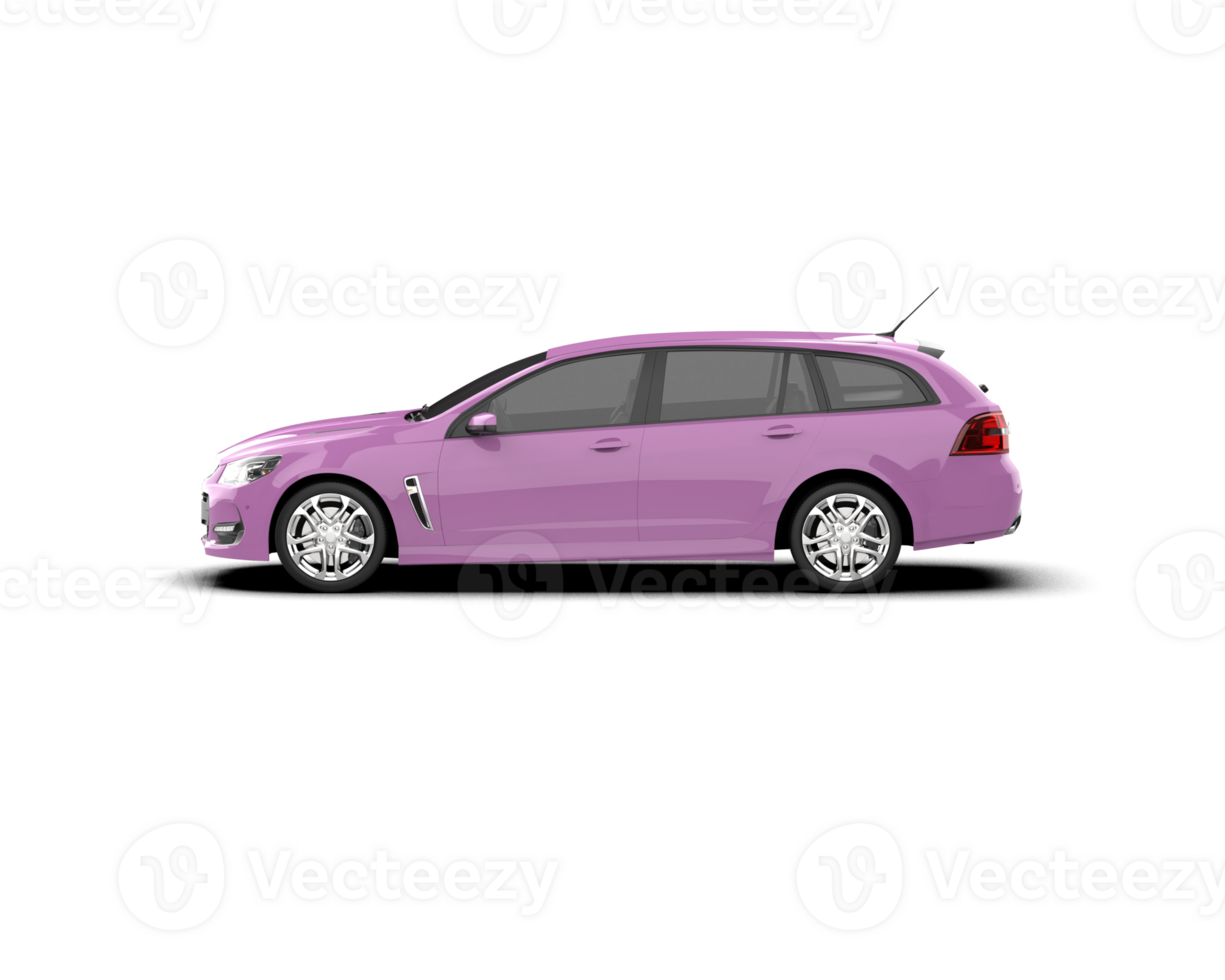 Modern car isolated on background. 3d rendering - illustration png