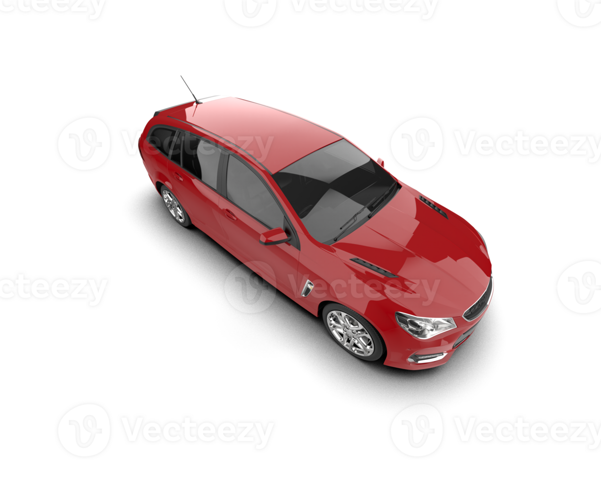 Modern car isolated on background. 3d rendering - illustration png