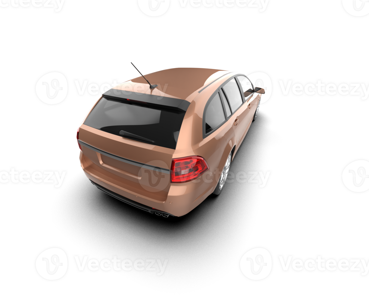 Modern car isolated on background. 3d rendering - illustration png
