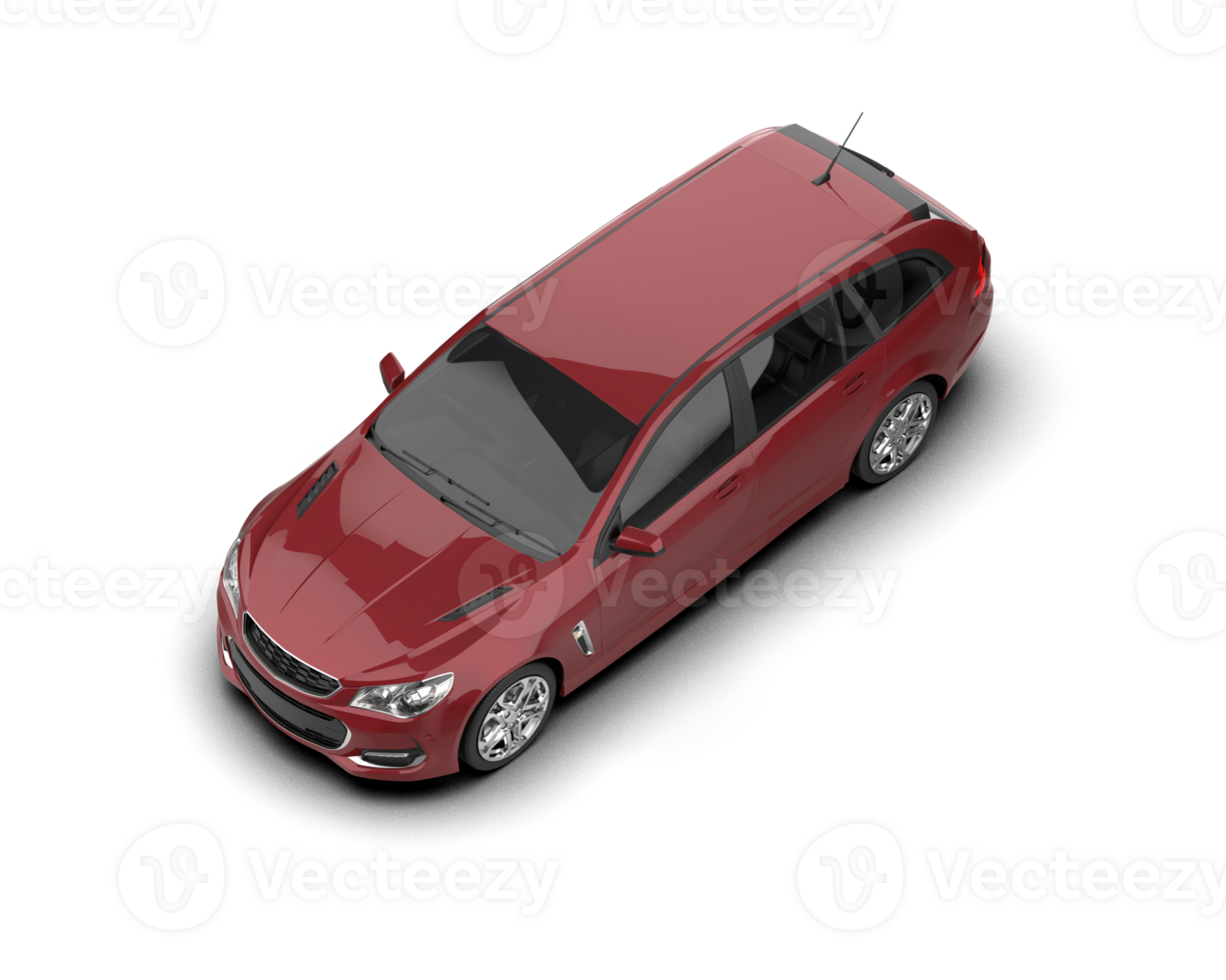 Modern car isolated on background. 3d rendering - illustration png