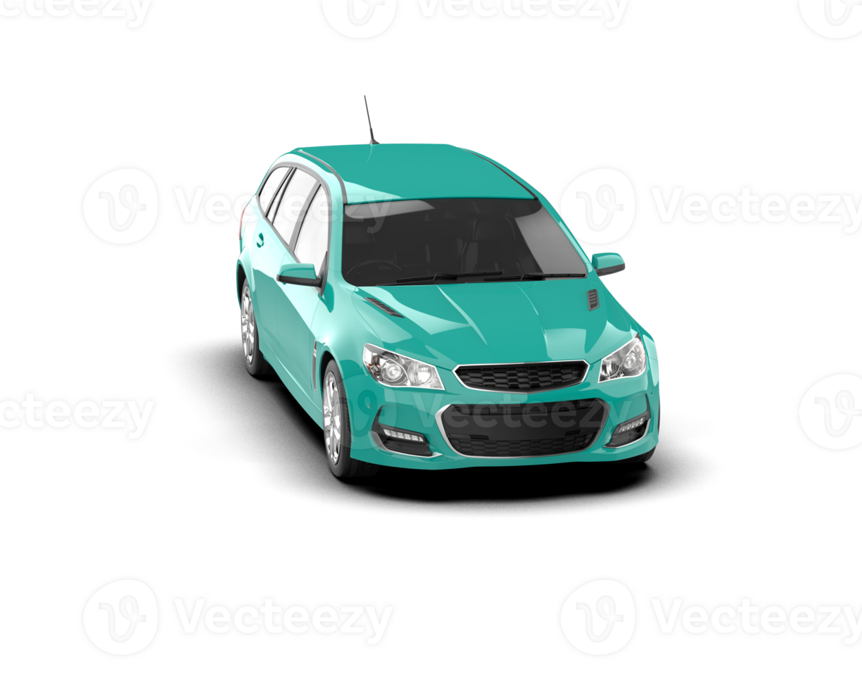Modern car isolated on background. 3d rendering - illustration png