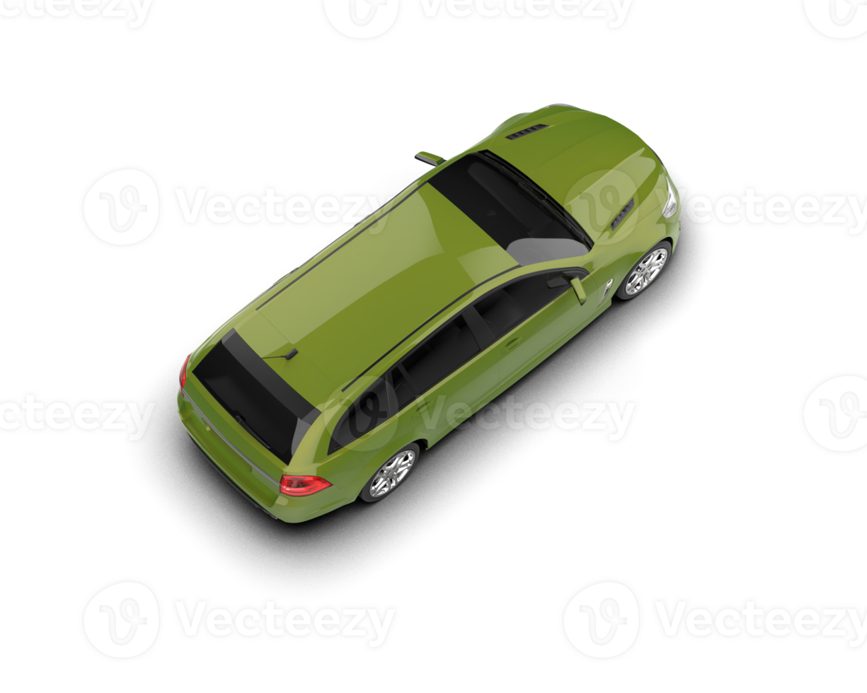 Modern car isolated on background. 3d rendering - illustration png
