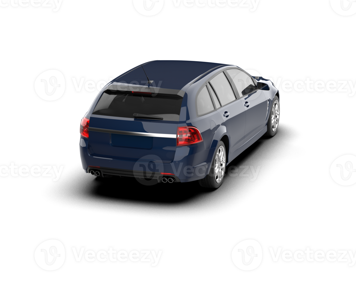 Modern car isolated on background. 3d rendering - illustration png