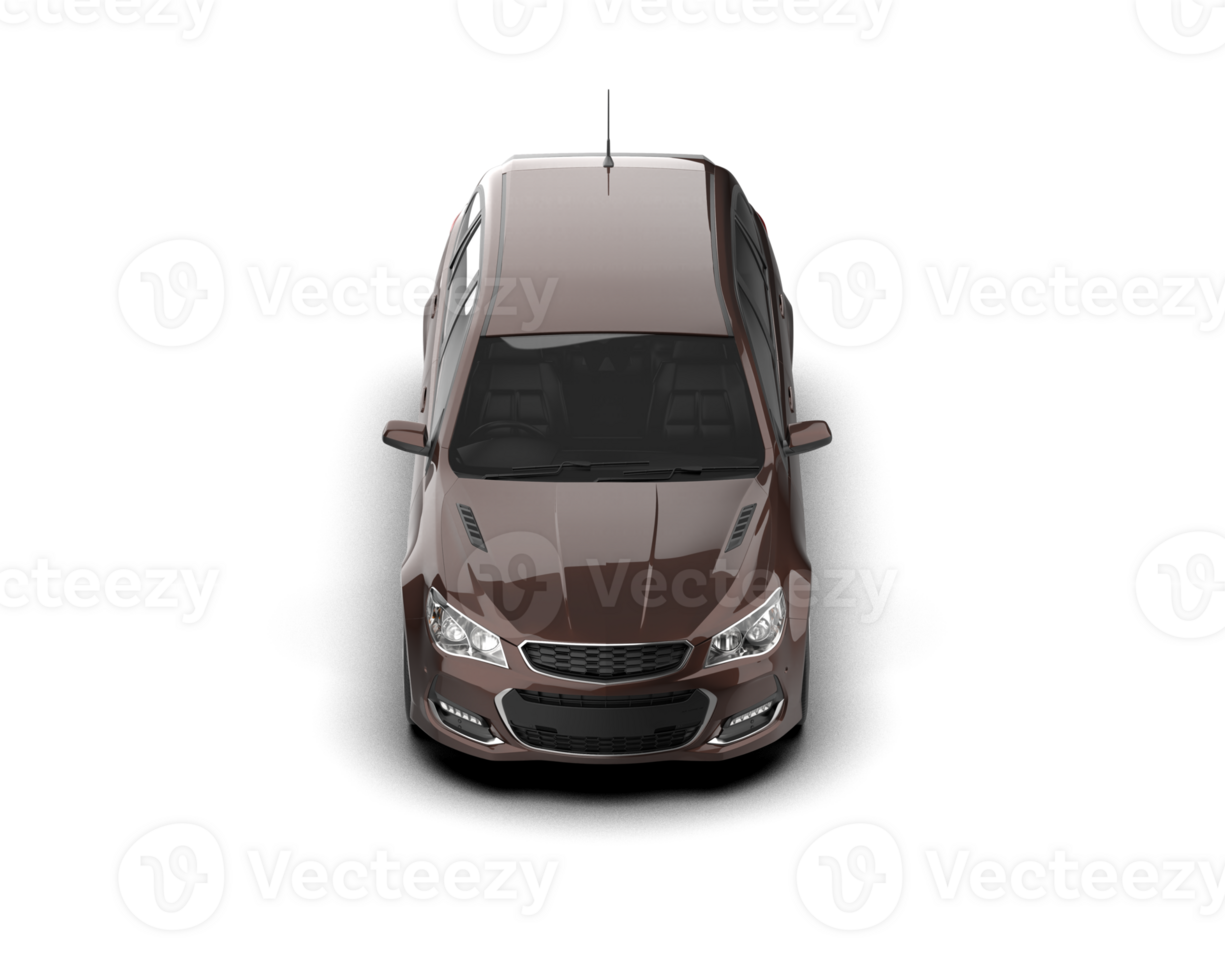 Modern car isolated on background. 3d rendering - illustration png