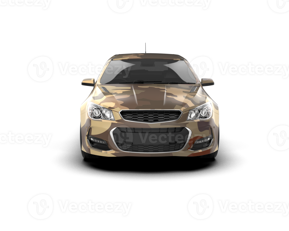 Modern car isolated on background. 3d rendering - illustration png