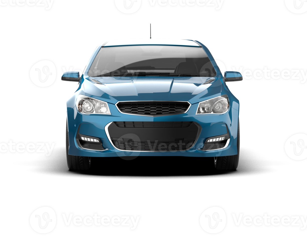 Modern car isolated on background. 3d rendering - illustration png