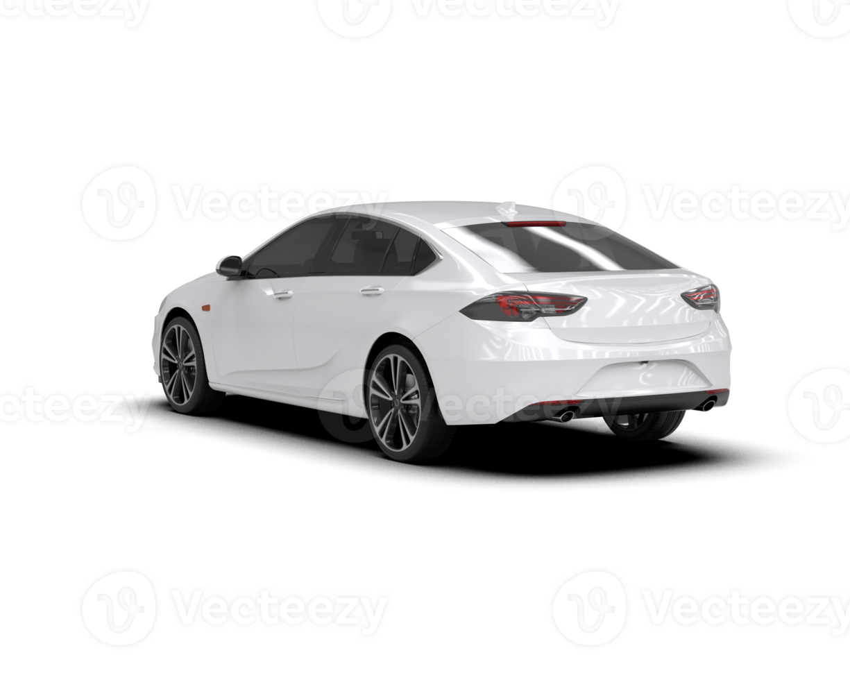 Modern car isolated on background. 3d rendering - illustration png