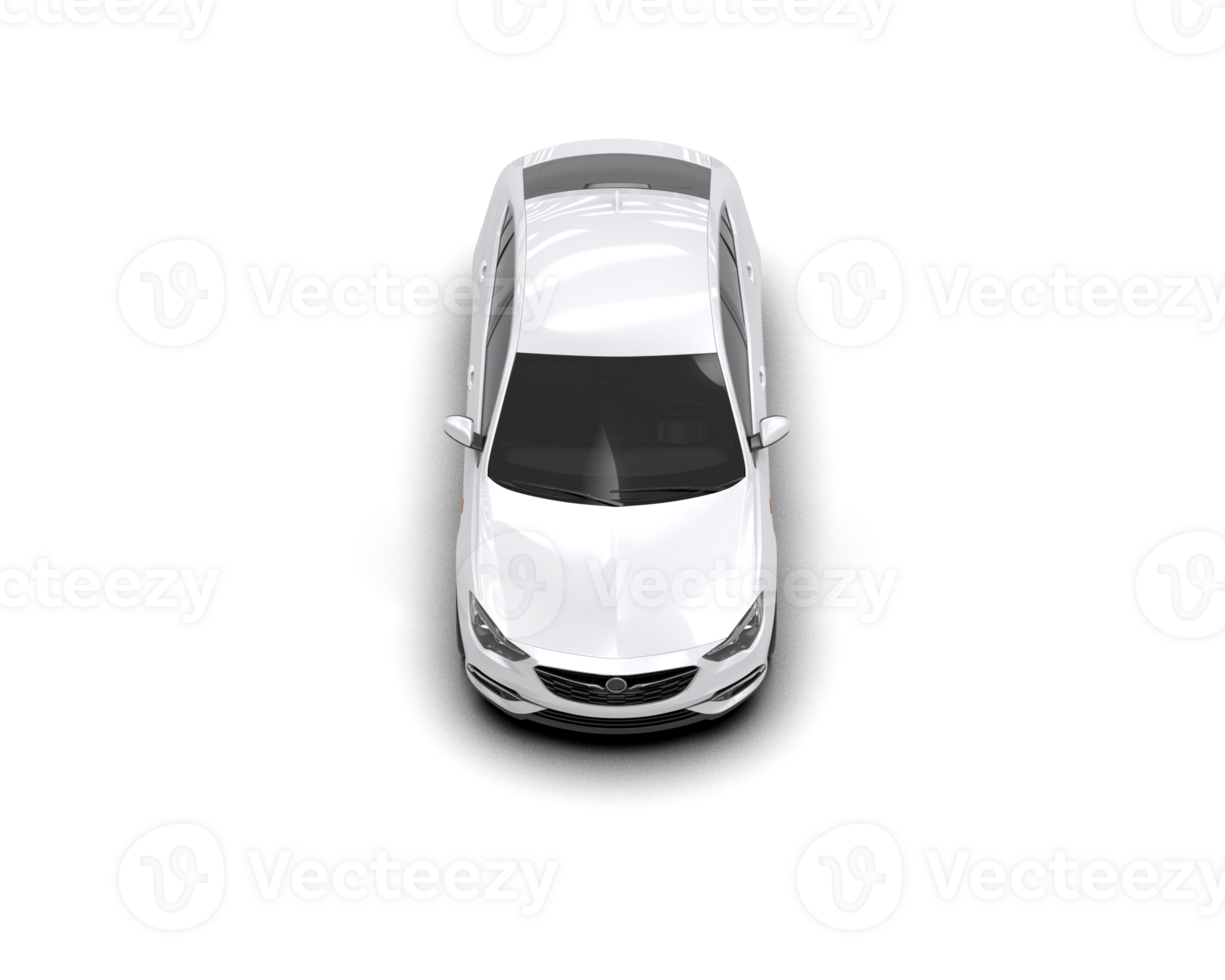 Modern car isolated on background. 3d rendering - illustration png