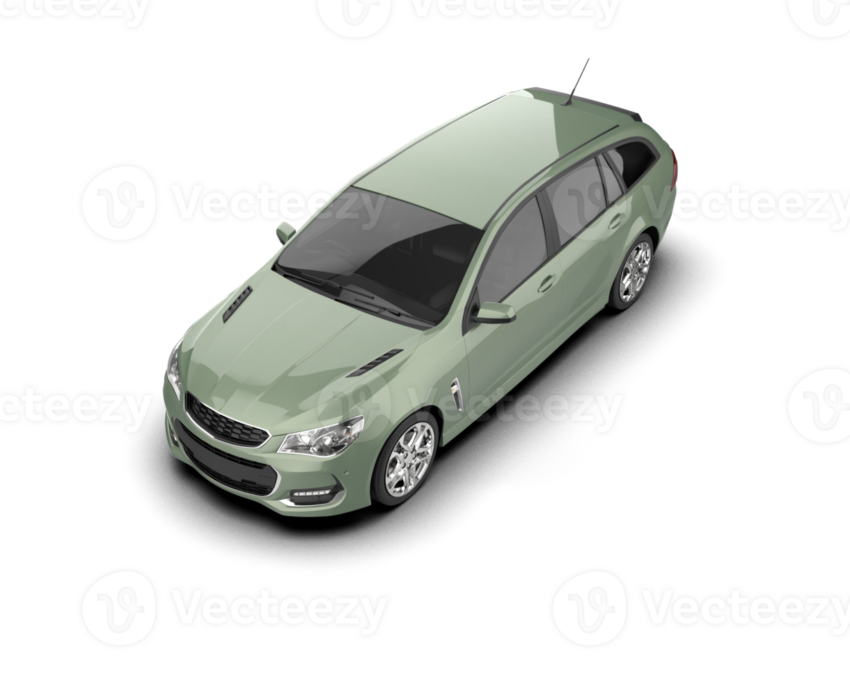 Modern car isolated on background. 3d rendering - illustration png