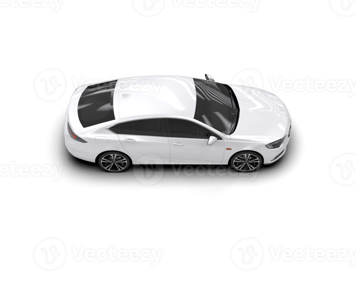 Modern car isolated on background. 3d rendering - illustration png
