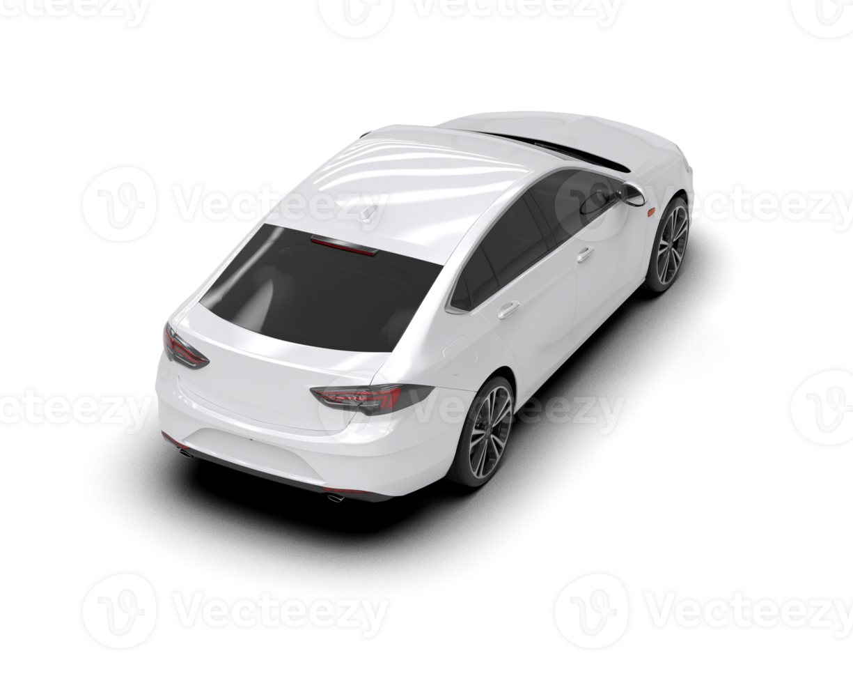 Modern car isolated on background. 3d rendering - illustration png