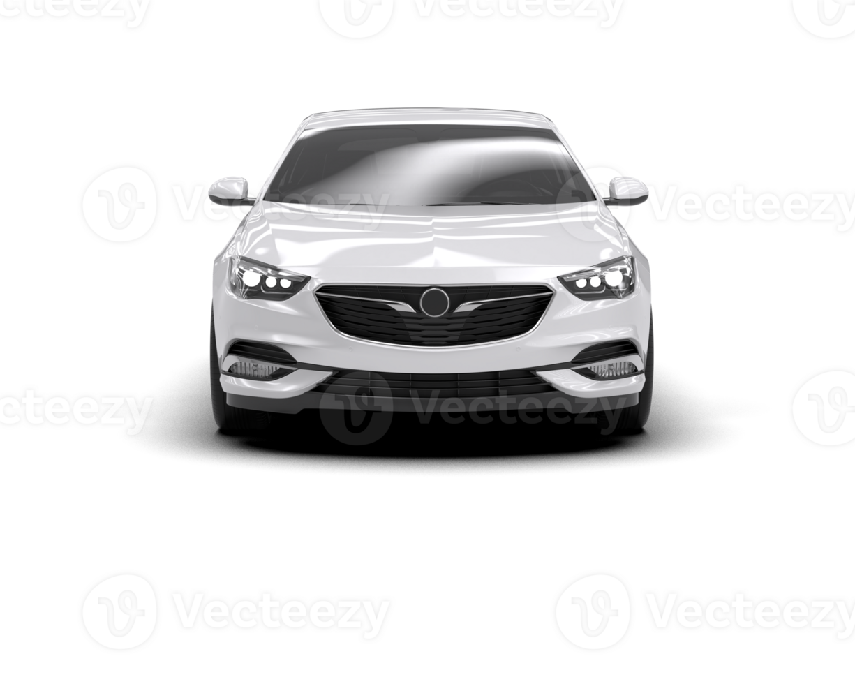 Modern car isolated on background. 3d rendering - illustration png