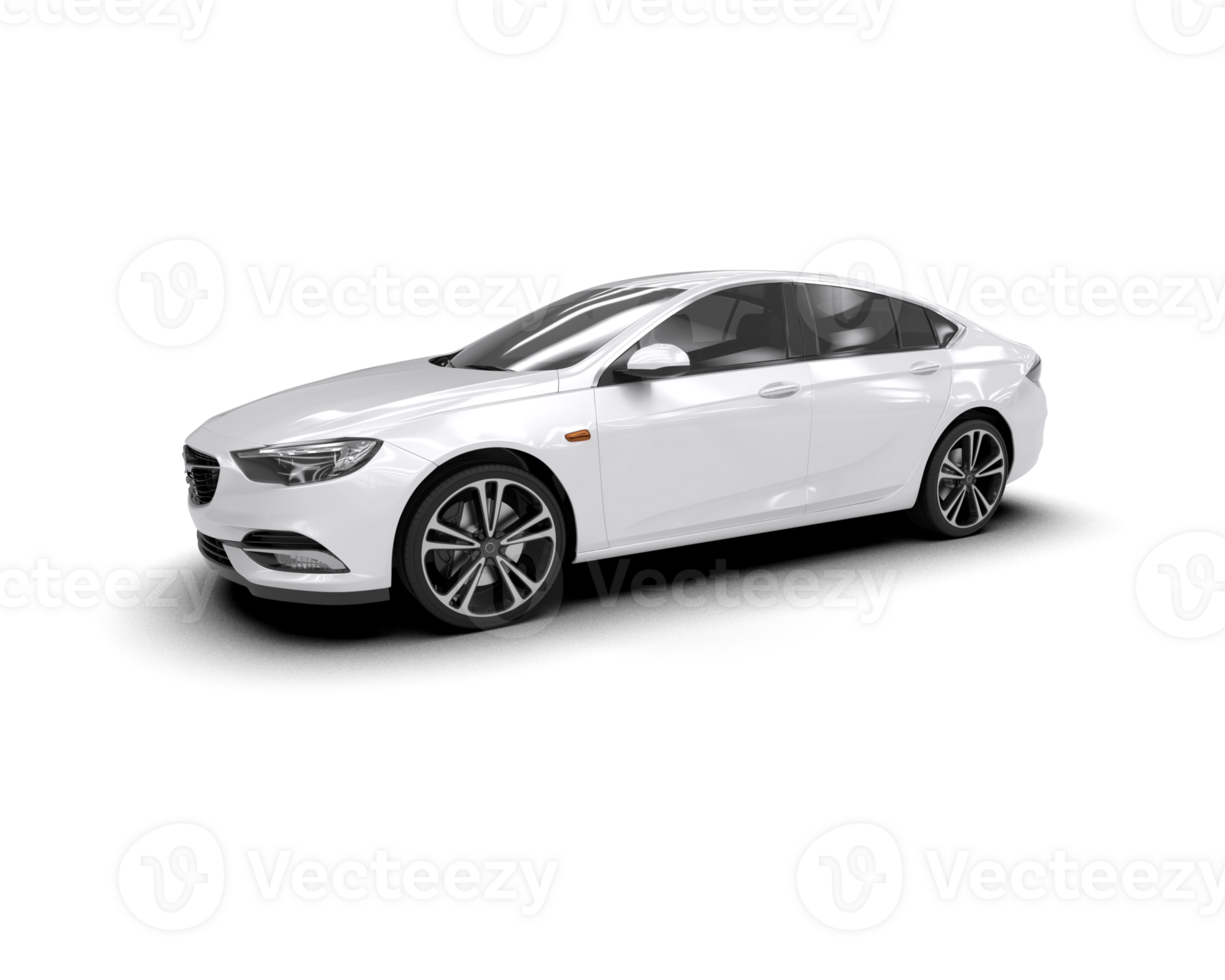 Modern car isolated on background. 3d rendering - illustration png