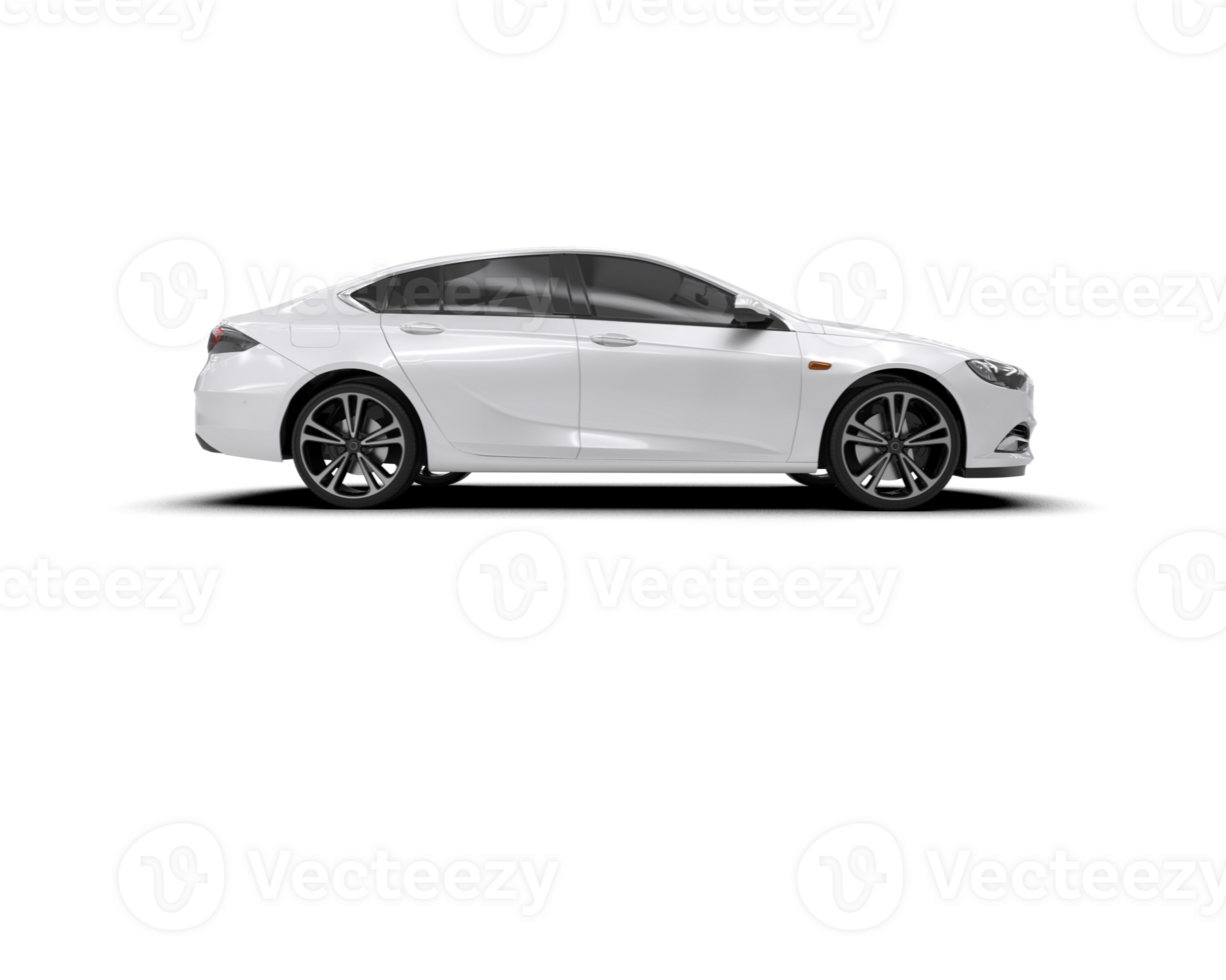 Modern car isolated on background. 3d rendering - illustration png