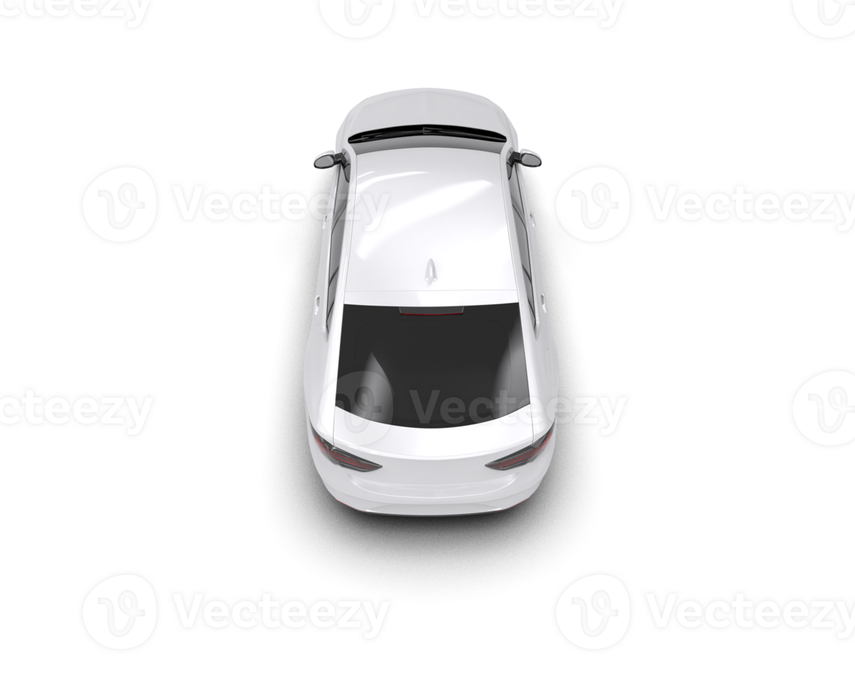 Modern car isolated on background. 3d rendering - illustration png