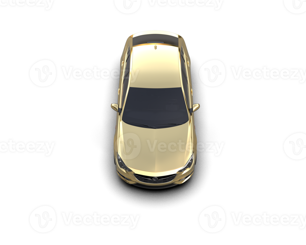 Modern car isolated on background. 3d rendering - illustration png