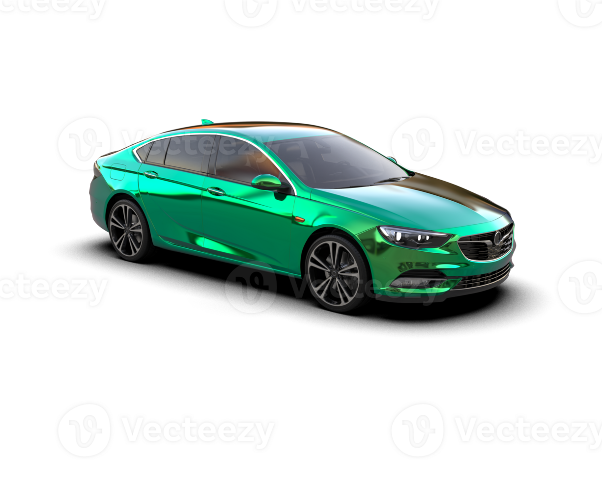 Modern car isolated on background. 3d rendering - illustration png