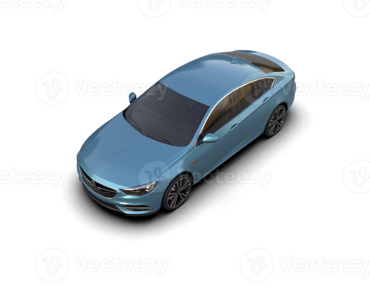 Modern car isolated on background. 3d rendering - illustration png