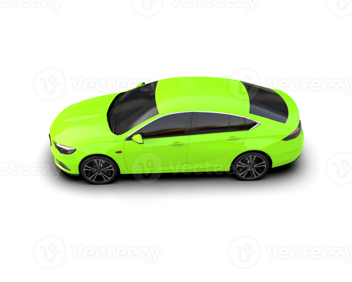 Modern car isolated on background. 3d rendering - illustration png