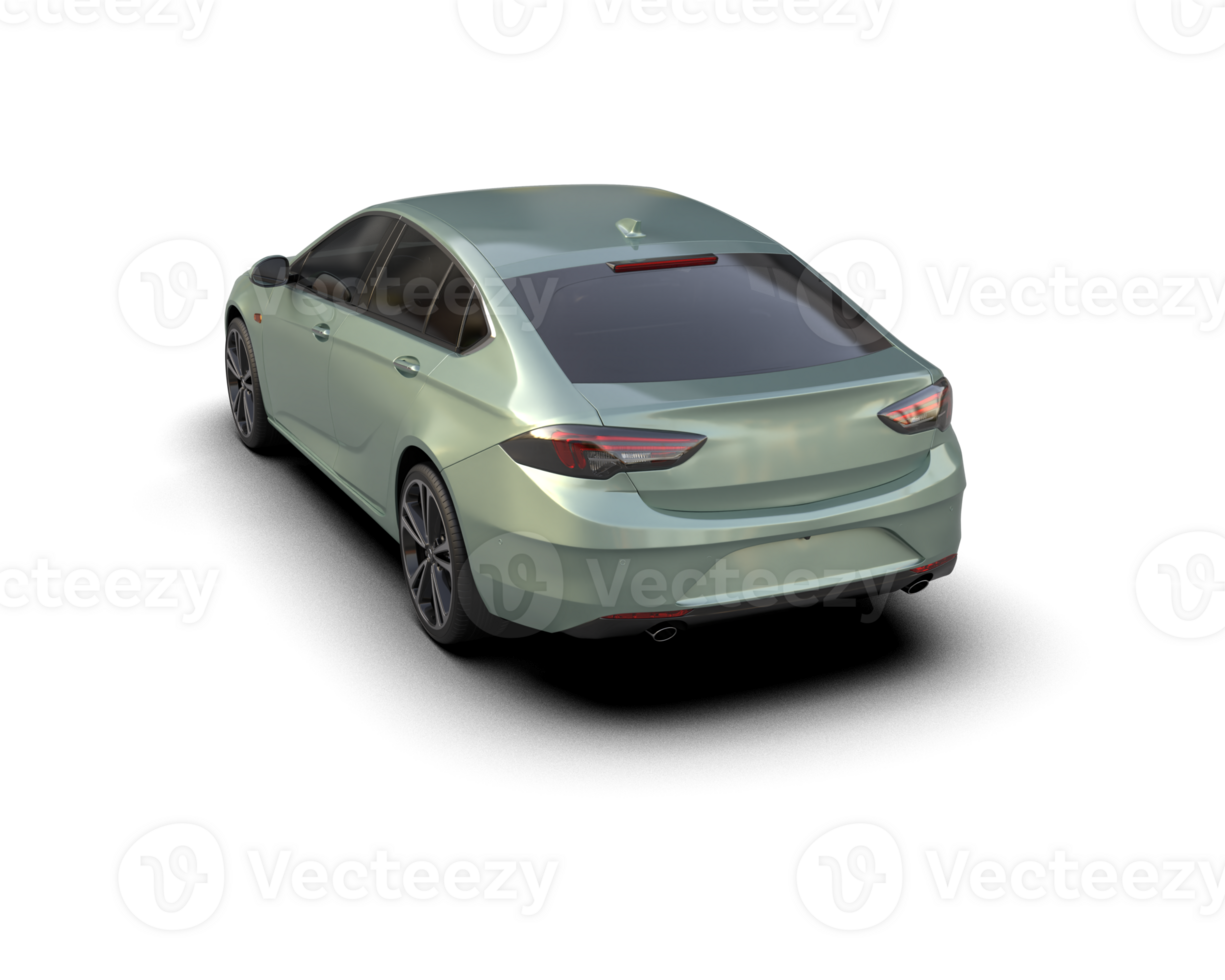 Modern car isolated on background. 3d rendering - illustration png