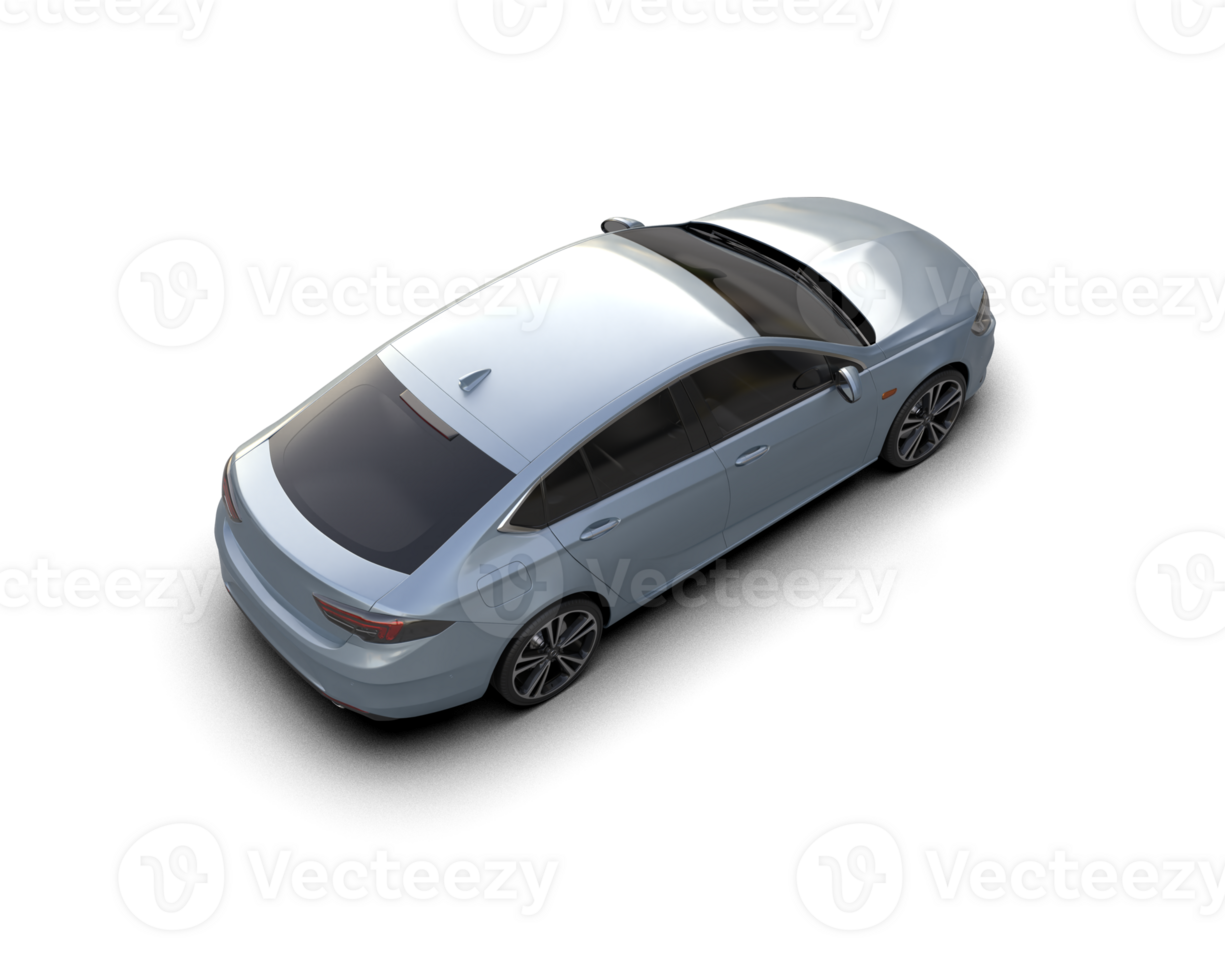 Modern car isolated on background. 3d rendering - illustration png