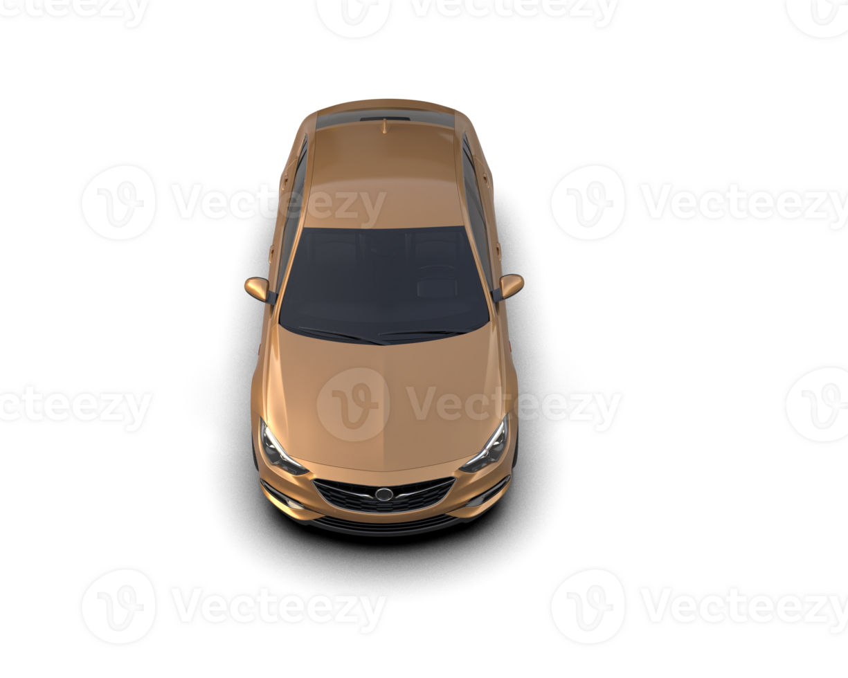 Modern car isolated on background. 3d rendering - illustration png