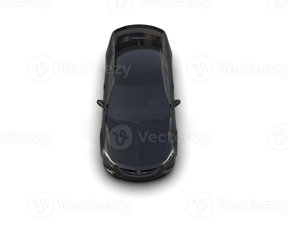 Modern car isolated on background. 3d rendering - illustration png