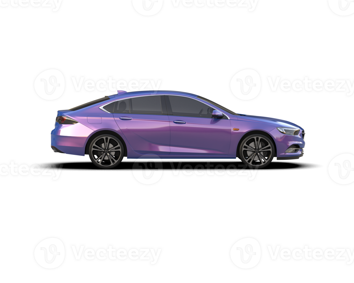 Modern car isolated on background. 3d rendering - illustration png