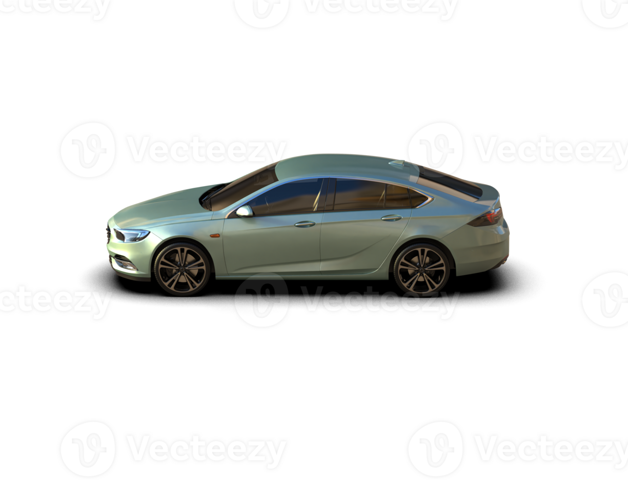 Modern car isolated on background. 3d rendering - illustration png