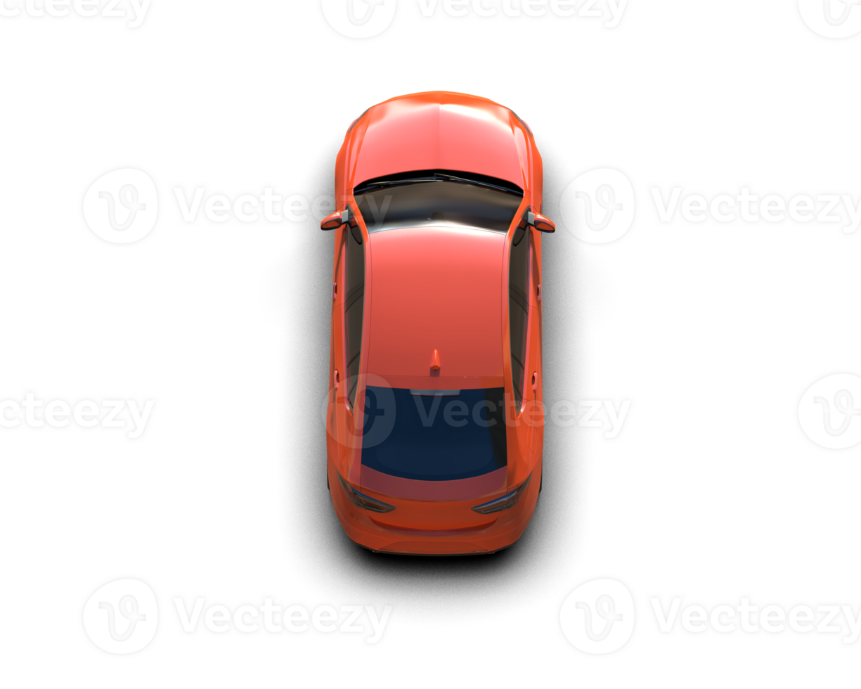 Modern car isolated on background. 3d rendering - illustration png