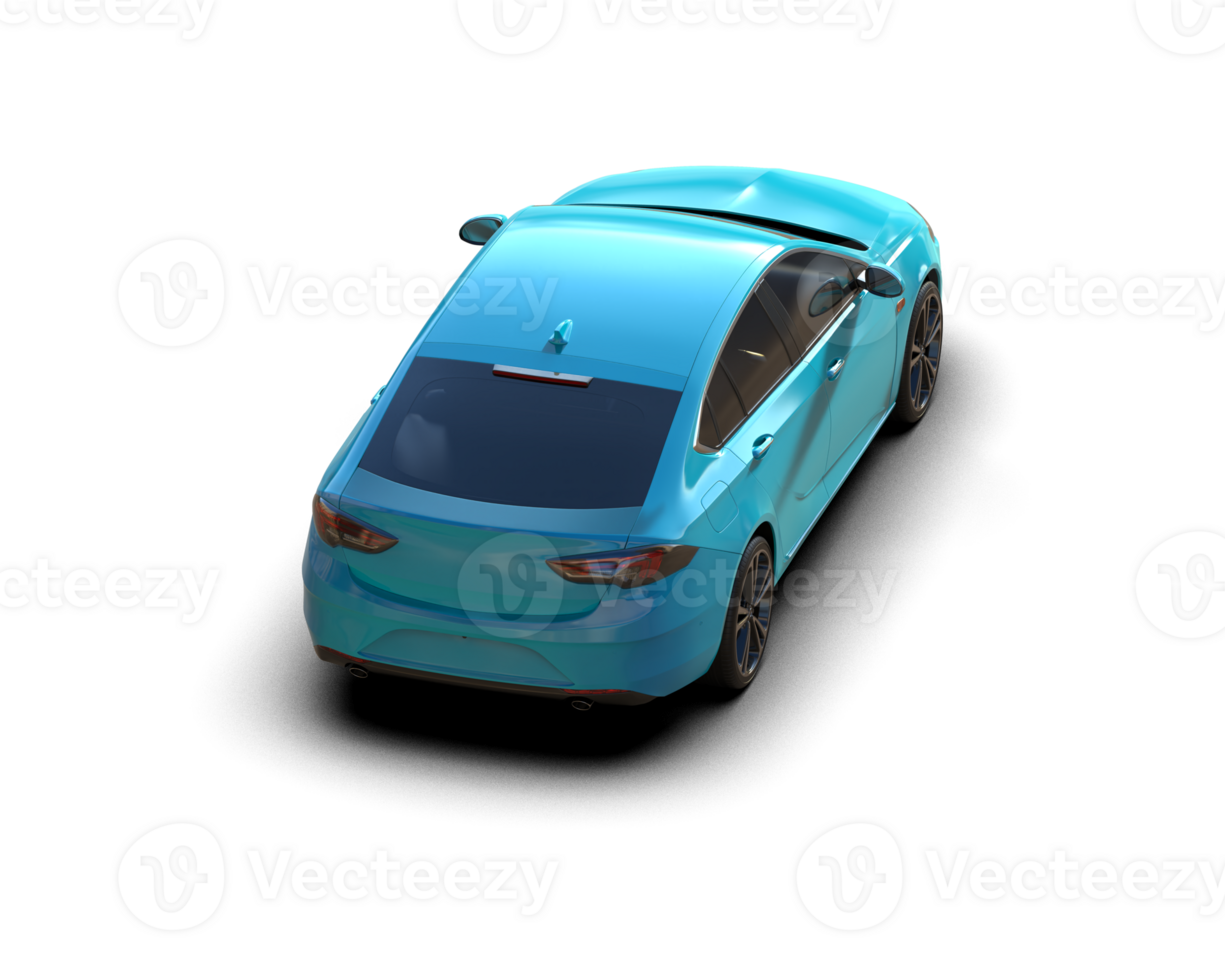 Modern car isolated on background. 3d rendering - illustration png