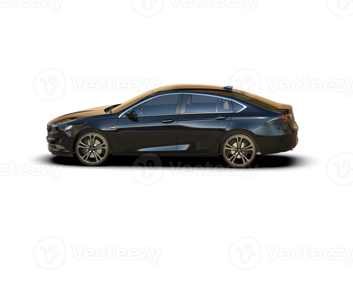 Modern car isolated on background. 3d rendering - illustration png