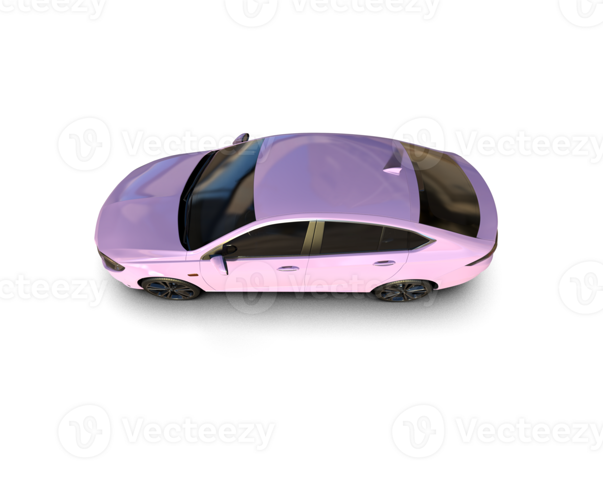 Modern car isolated on background. 3d rendering - illustration png