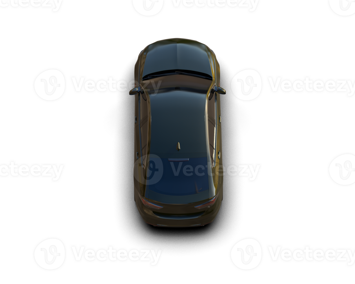 Modern car isolated on background. 3d rendering - illustration png