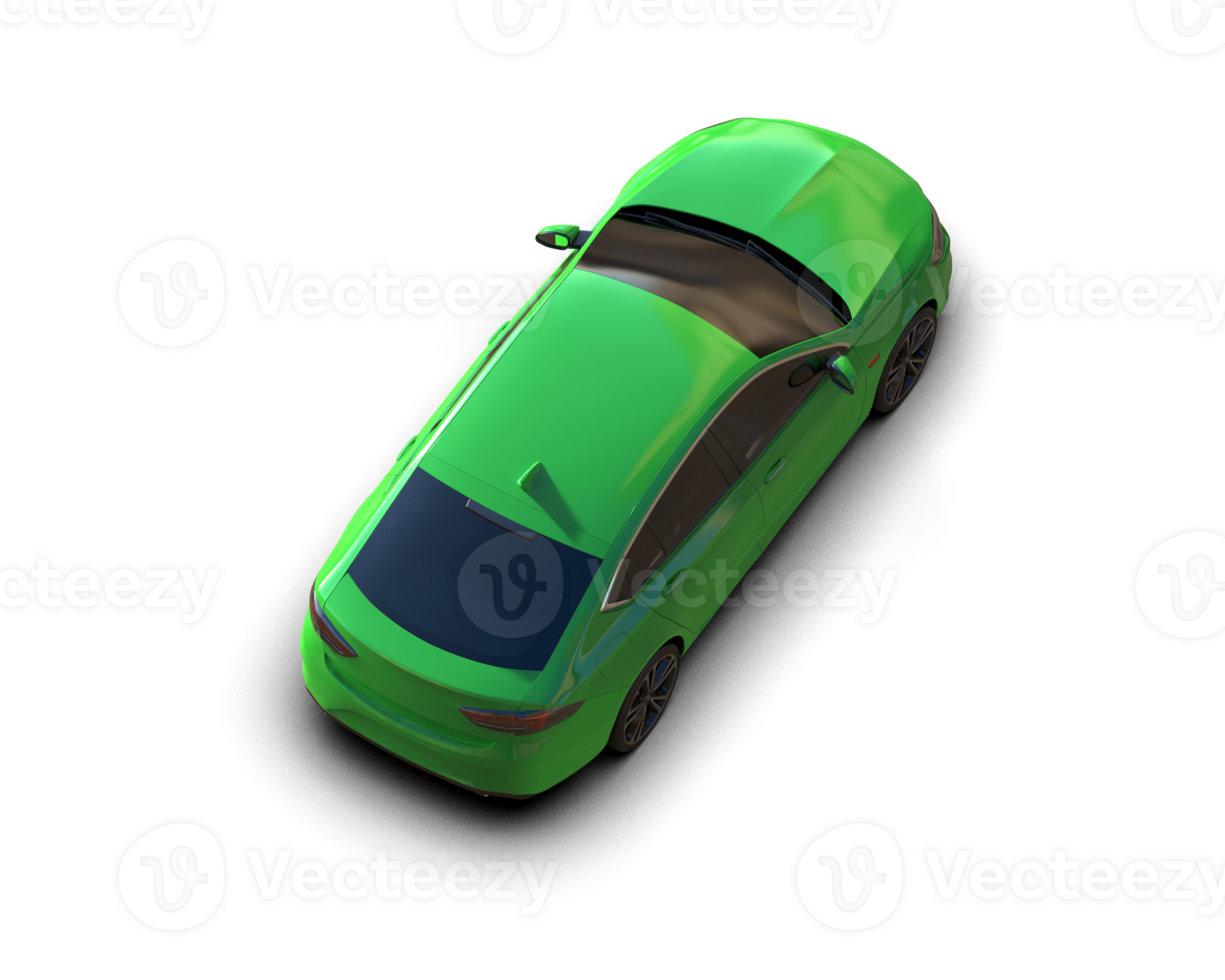 Modern car isolated on background. 3d rendering - illustration png