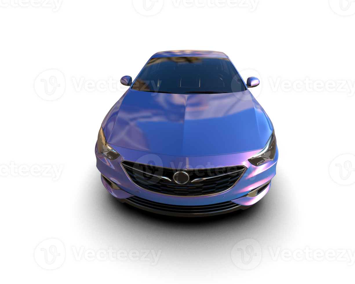 Modern car isolated on background. 3d rendering - illustration png