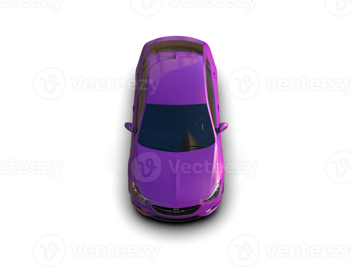 Modern car isolated on background. 3d rendering - illustration png