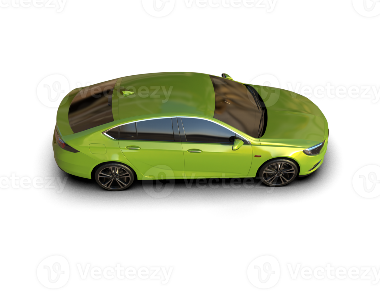 Modern car isolated on background. 3d rendering - illustration png