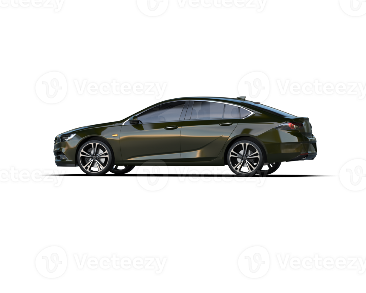 Modern car isolated on background. 3d rendering - illustration png