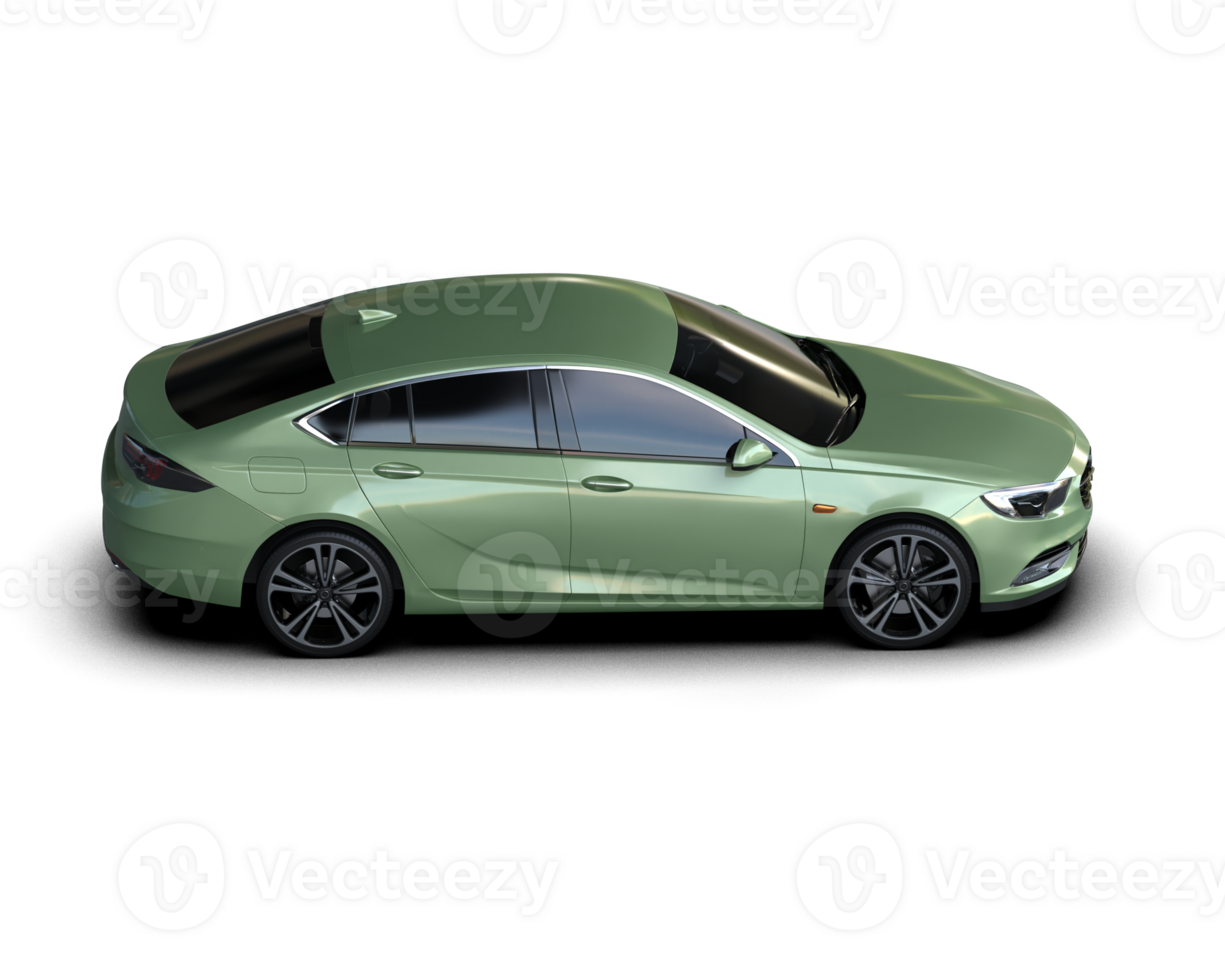 Modern car isolated on background. 3d rendering - illustration png