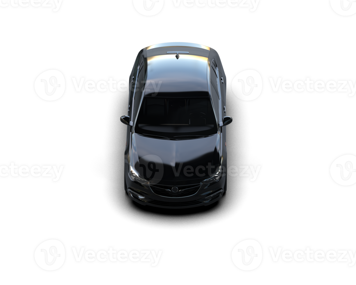 Modern car isolated on background. 3d rendering - illustration png