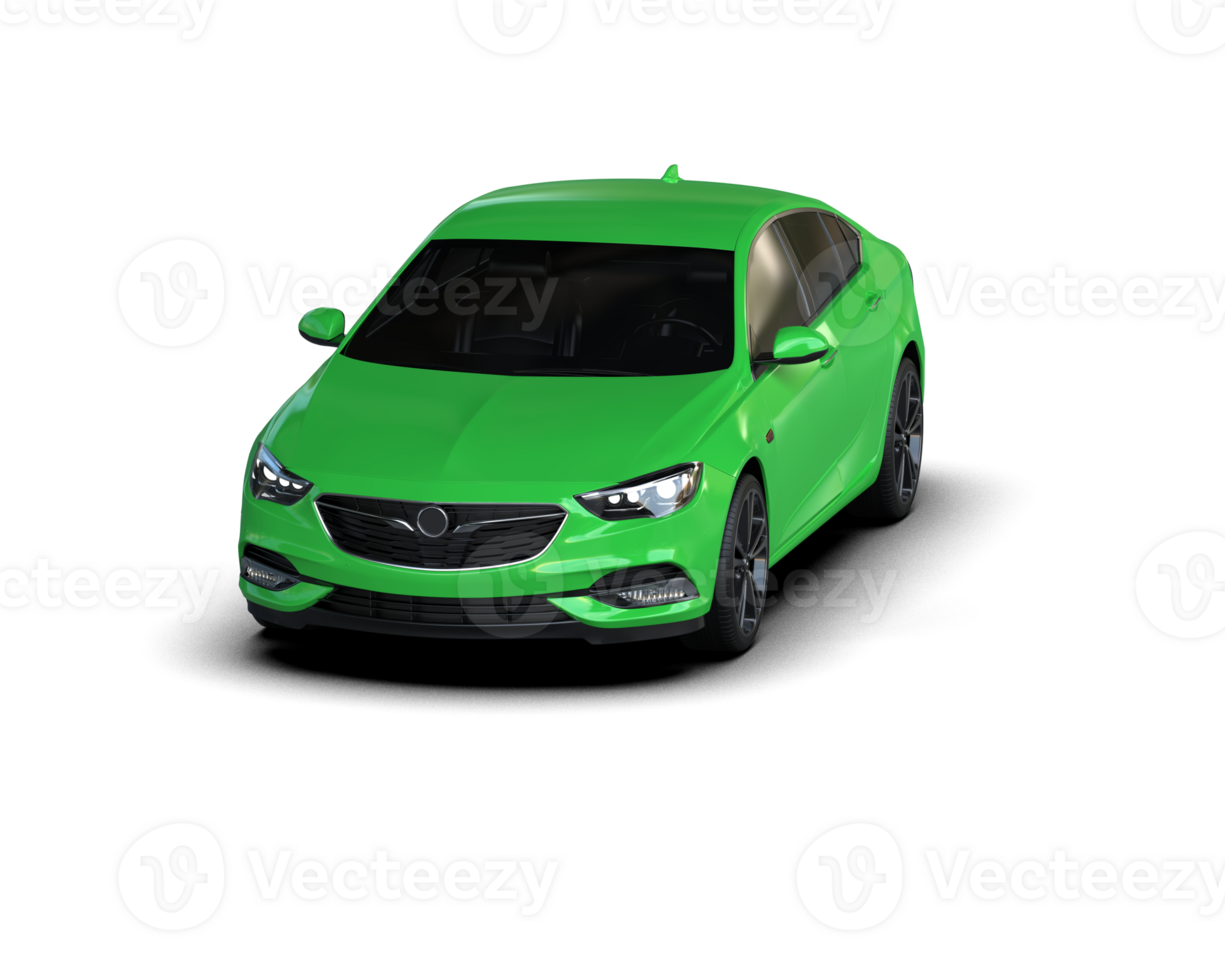 Modern car isolated on background. 3d rendering - illustration png