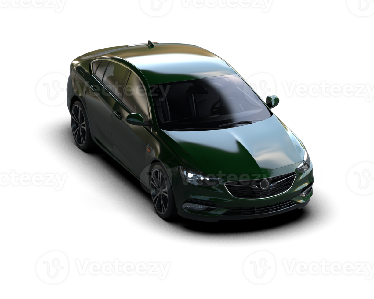 Modern car isolated on background. 3d rendering - illustration png