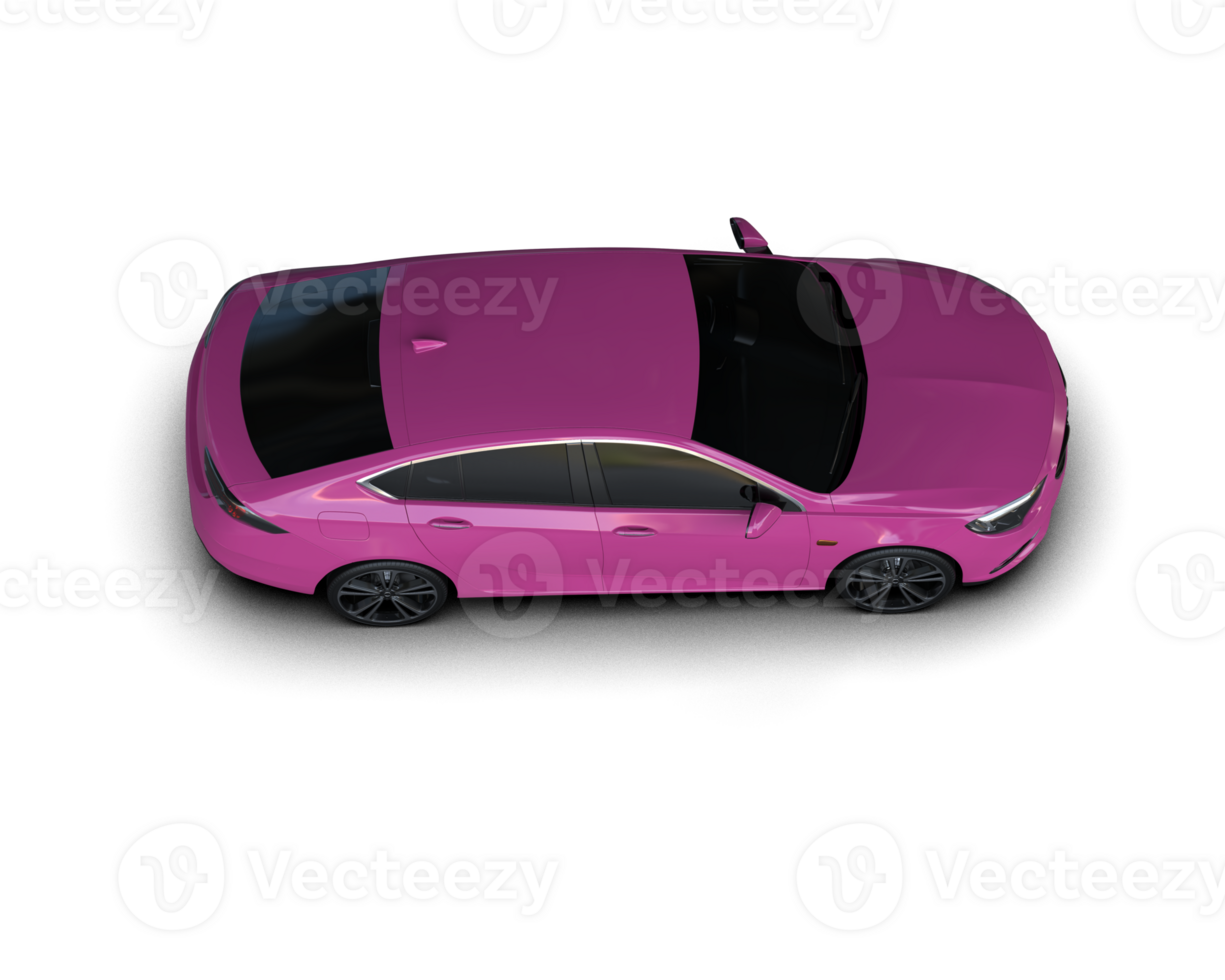 Modern car isolated on background. 3d rendering - illustration png