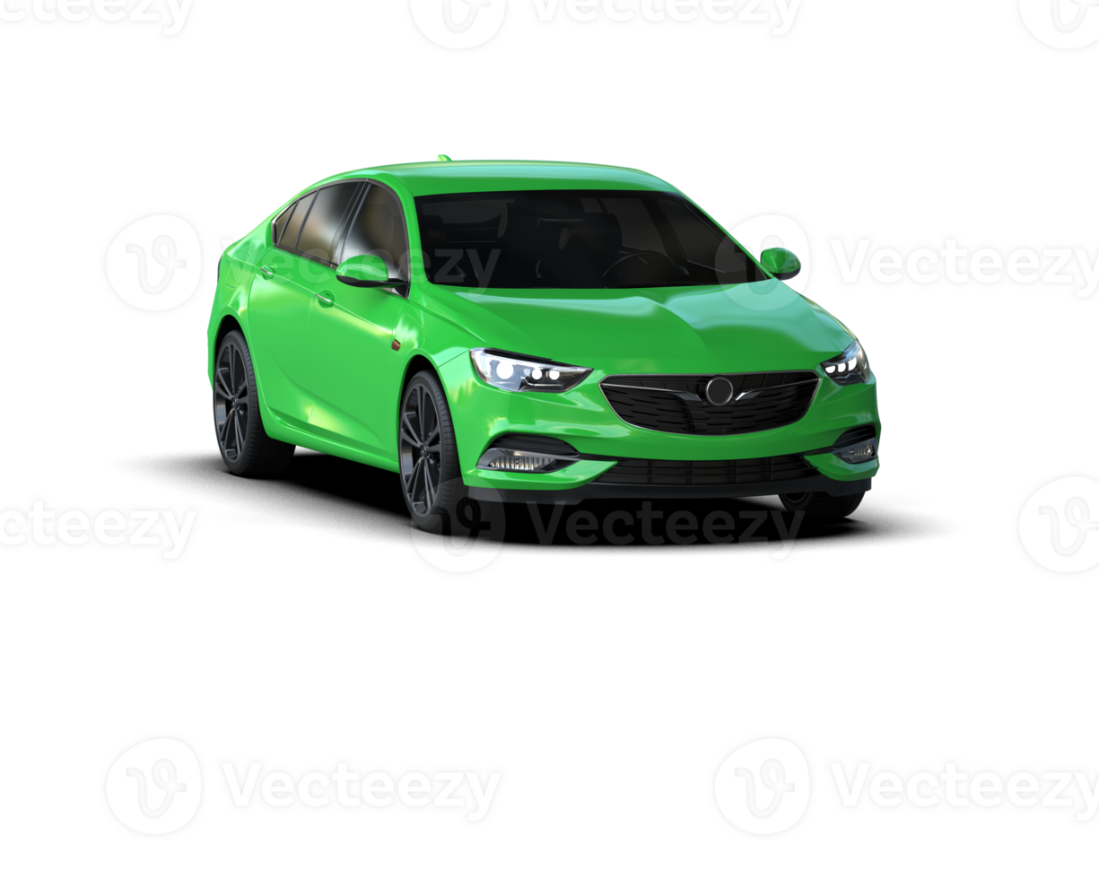Modern car isolated on background. 3d rendering - illustration png