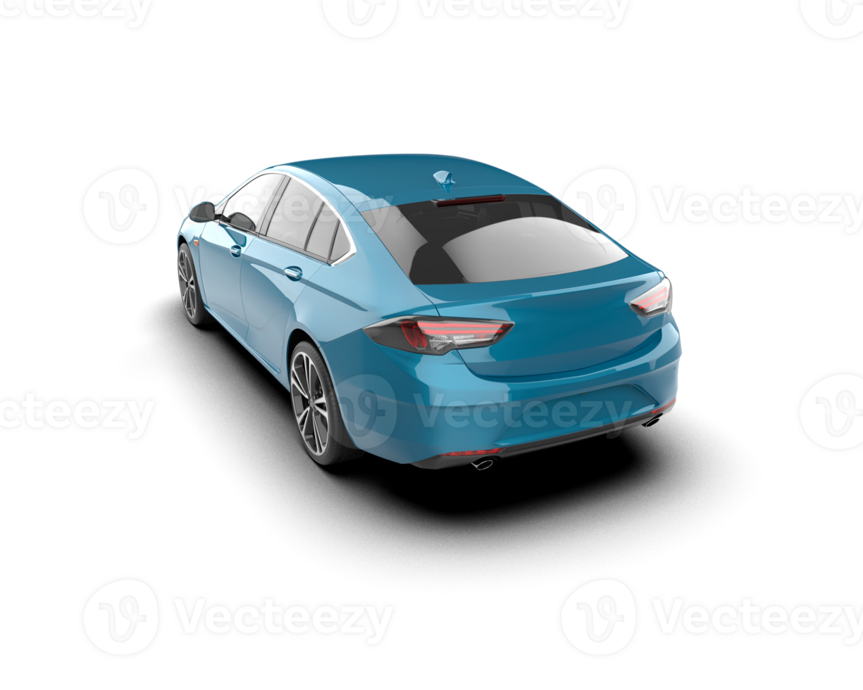 Modern car isolated on background. 3d rendering - illustration png