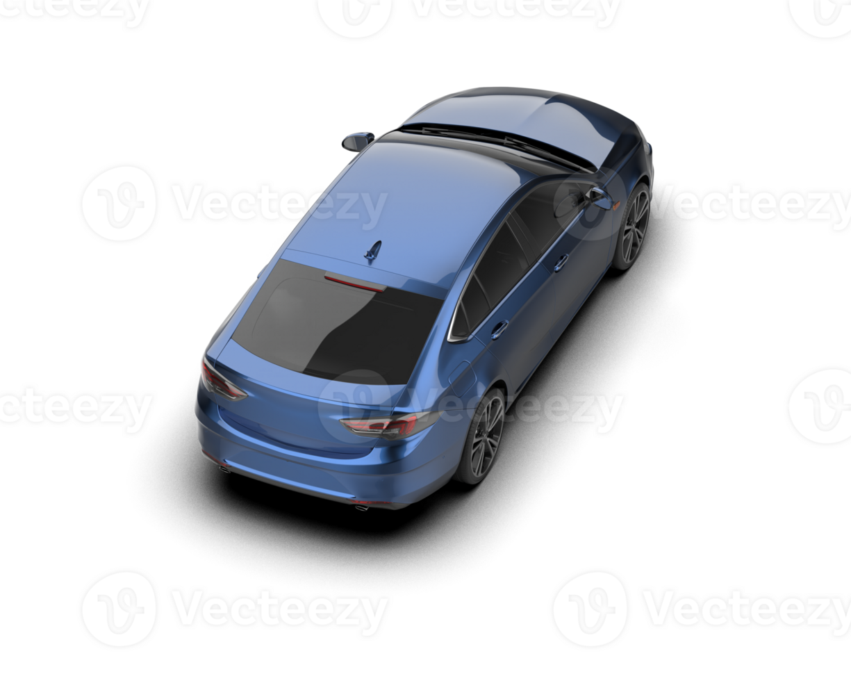 Modern car isolated on background. 3d rendering - illustration png